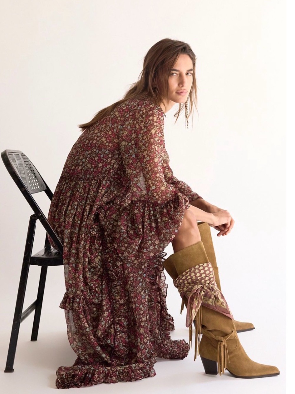 Free People Fast Lane Fringe Boots BNWB